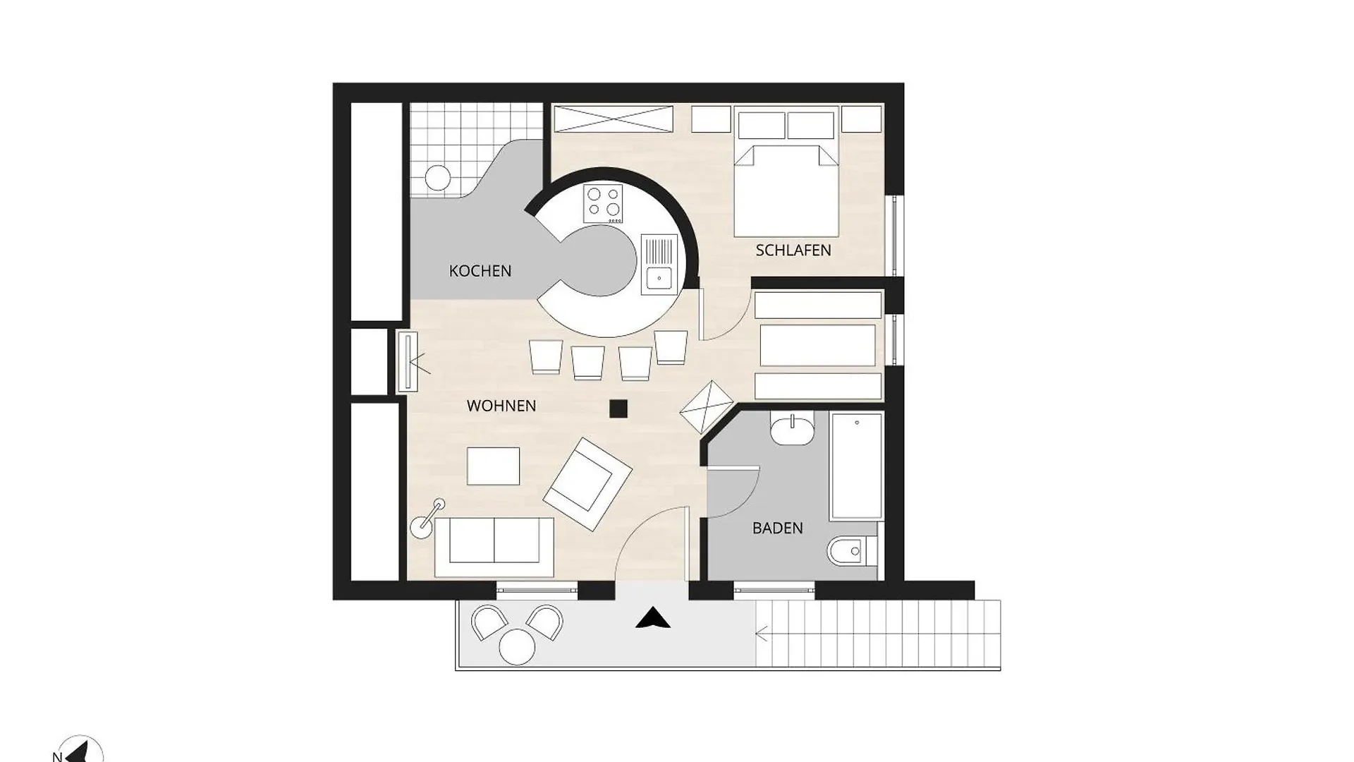 Апартаменты Oberstdorfer Bergwelt 218